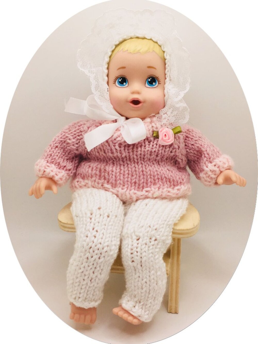 NWT. Luxe Doll. Nature Knitting Studio. Handcrafted & Handmade.